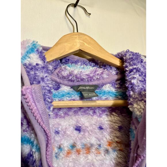 Eddie Bauer Girls Fleece Zip-up Sweatshirt Size Small (7/8). - Picture 6 of 7